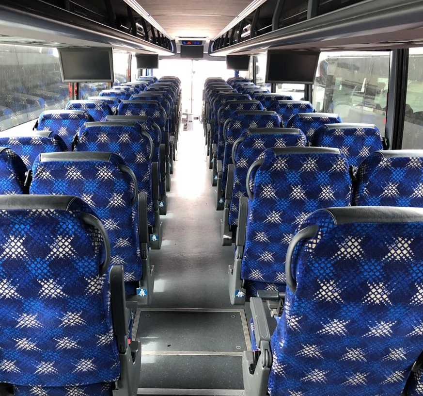 Charter buses in Atlanta interior