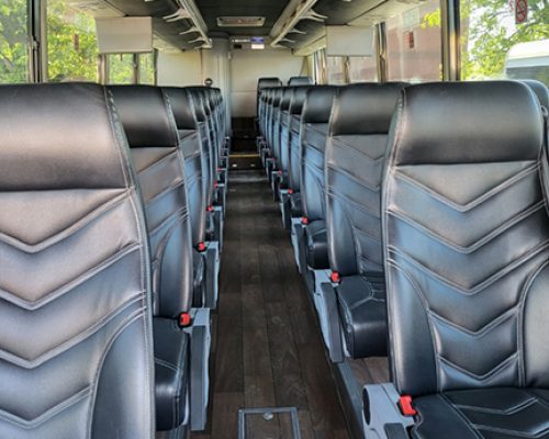 mini bus rental in atlanta interior